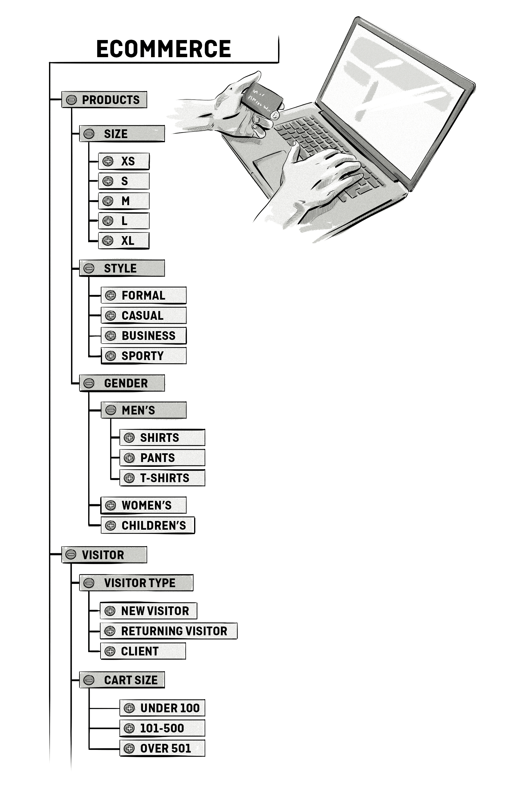 An example of a data taxonomy in a DMP